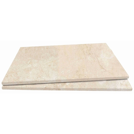 Msi Soreno Ivory 13 In X 24 In Matte Porcelain Eased Edged Pool Coping, 2PK ZOR-LSC-0173